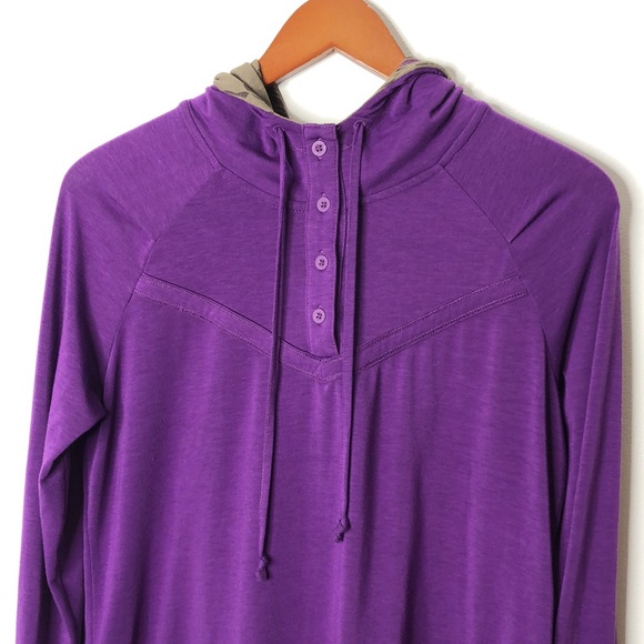 The North Face Hooded Pullover Top Purple Size M - Picture 3 of 11